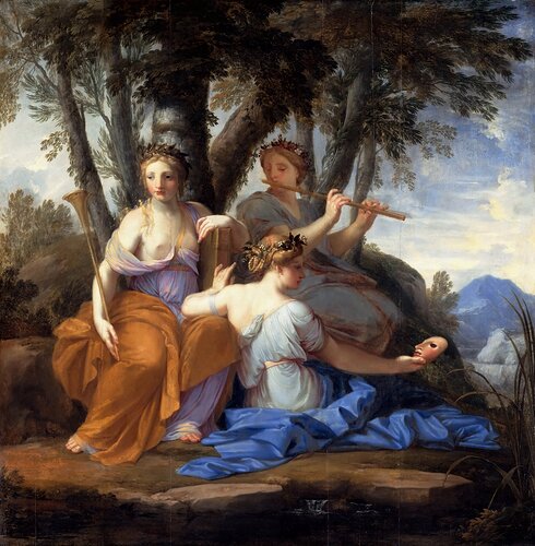 Eustache_Le_Sueur_-The_Muses_Clio_Euterpe_and_Thalia-_(MeisterDrucke-773691)